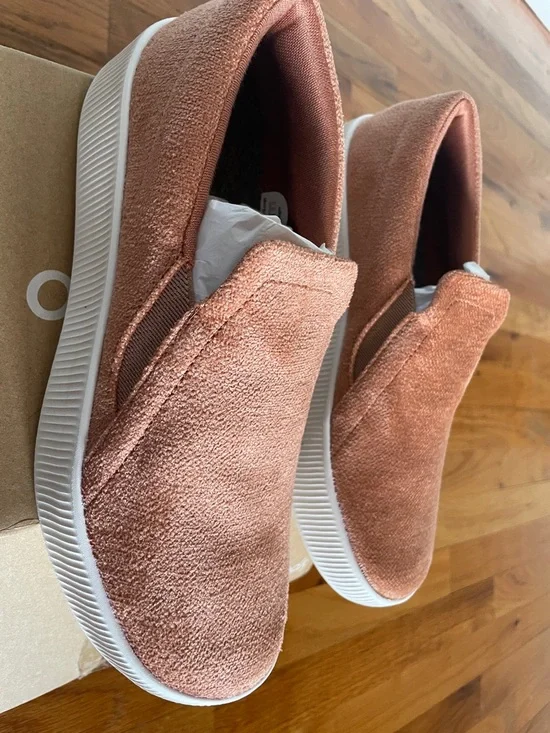 allbirds Women's lounger lift velvet, sienna blush W9 NEW - Picture 4 of 9